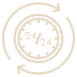 Disponibilité 24h/24